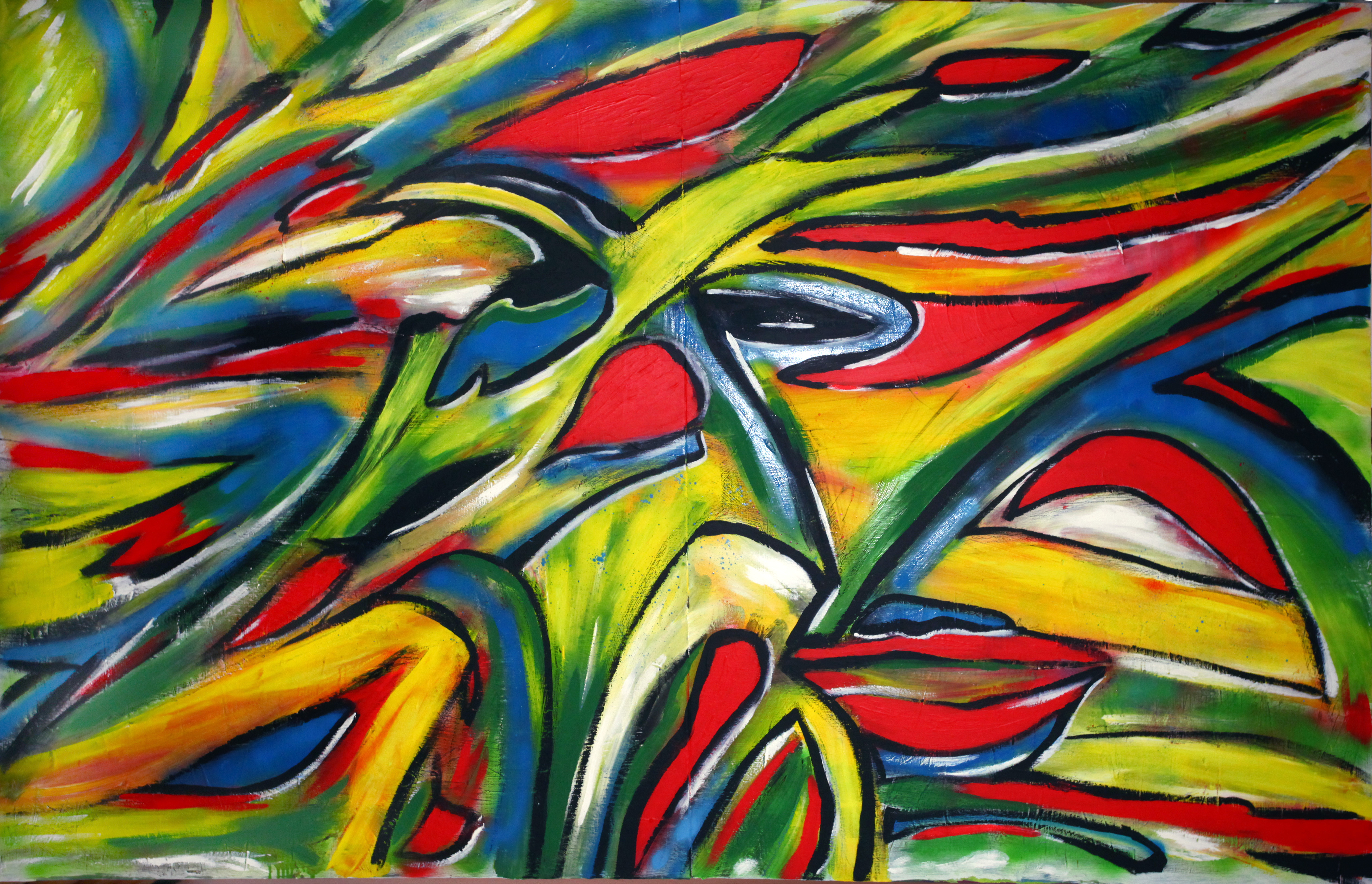 Jakob Tillmann, Gemälde ohne Titel, 200 x 120