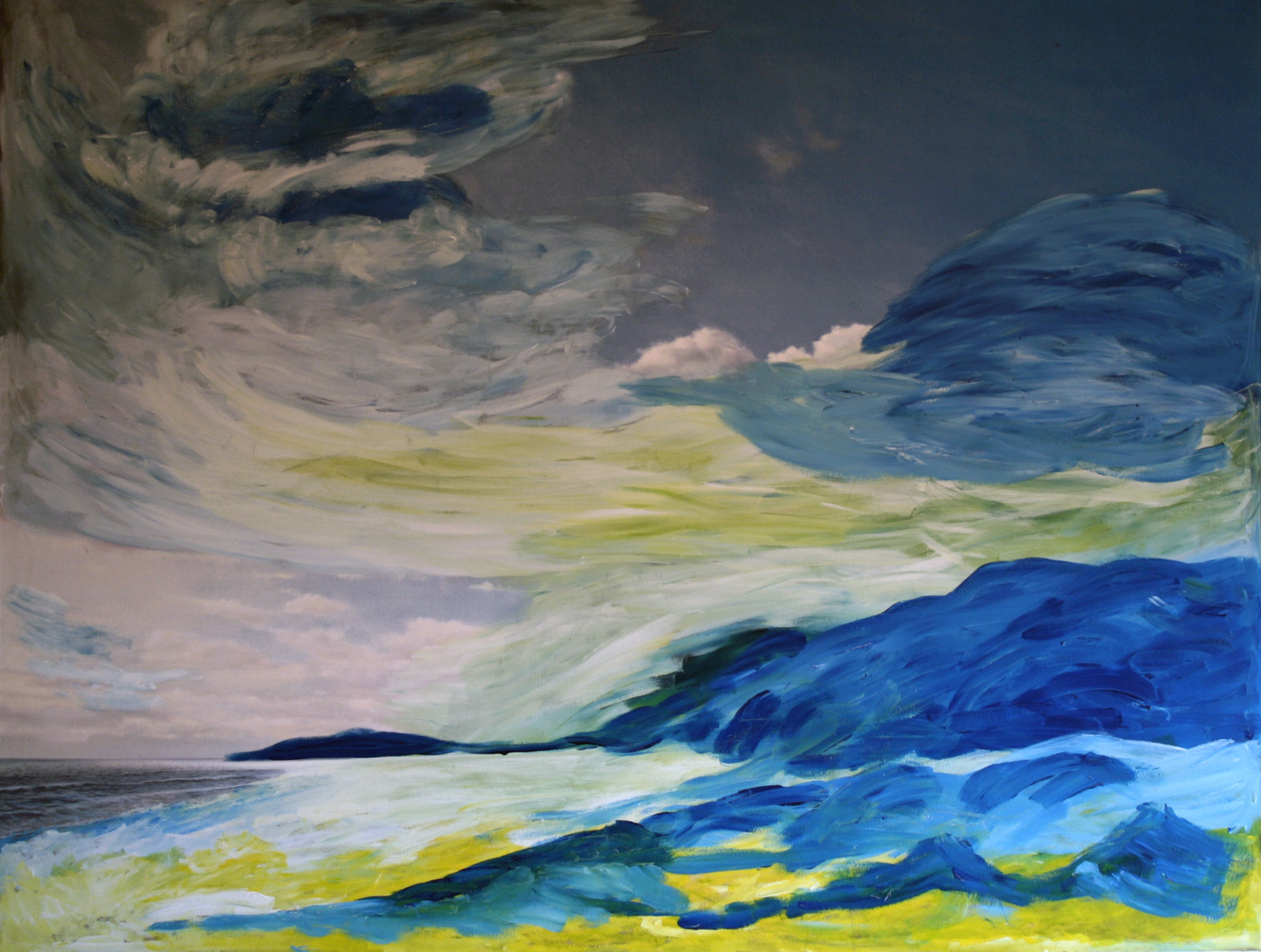 Jakob Tillmann, Gemälde ohne Titel, 180 x 140